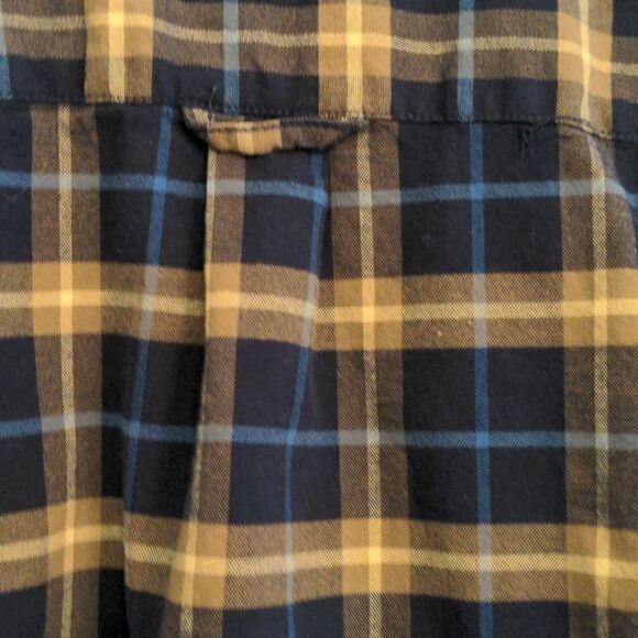 Old Navy Blue + Grey Slim Fit The Oxford Shirt Sz XL - Picture 7 of 9